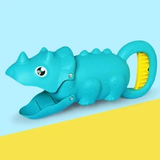 쿠쿠스토어 어린이 해변 장난감 랍스터 공룡 클립 남성과 여성의 게 발 펜치 로봇 팔 모래 삽 세트, 01 China Mainland, 07 4287blue