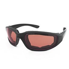 3쌍 오토바이 라이딩 안경 패딩 고글 UV 보호 방진 방풍 선글라스 투명 스모크 옐로우 렌즈 야외 스포츠 액티브용 150152, 안경/핑크 1쌍