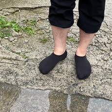 계곡 물놀이 미끄럼방지 아쿠아슈즈 핀삭스 블랙 L