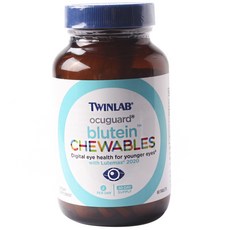 TWINLAB 藍藻咀嚼片, 1罐, 60顆, 1罐