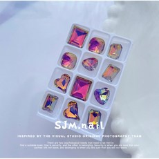 異型鑽 尖底鑽 精品 K9 飾品, 1個, 櫻桃紅酒