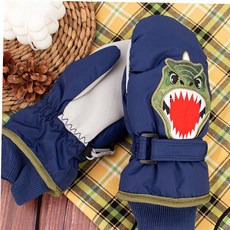 어린이터치장갑 다이몬쥬 티라노 남아동 스키장갑 DZ0072 OKW985C18