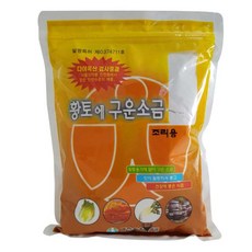 예찬 황토에 36시간 구운소금 깨끗한 명품 소금, 1.3kg, 3개