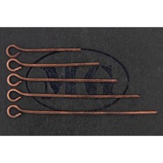 沐錦飾品材料DIY 銅9針/9字針(紅古) @30g, 1個, 0.8*50MM 30g/盒