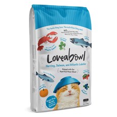 Loveabowl 囍碗 無穀貓糧 鯡鮭鮭魚大西洋龍蝦口味 9.1kg 全齡貓適用 超小顆粒, 1個, #3貓-鯡鮭龍蝦9.1kg, 鯡鮭龍蝦