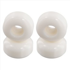 4pcs 스케이트 보드 휠 복원력 PU 휠 52mm x 32mm 스케이트 보드 데크 보드 스케이트 휠., 하얀색