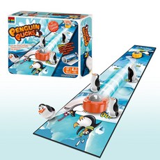 推推樂冰壺球遊戲 趣味酒杯遊戲 親子互動桌遊益智玩具, 1個, 企鵝推球遊戲