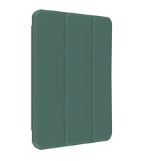 iPad 10.2 7th 8th 9th GenerationApple 7 8 9 2019 2020 PU 가죽 플립 스마트 커버 용 소프트 실리콘 케이, 01 Deep Green