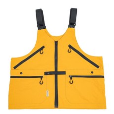 YOUKEYI 남녀공용 멀티포켓 워크웨어 베스트 백팩 다용도 크로스백 변형 가방 외출 낚시용