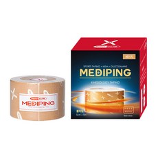 파워풀엑스 메디핑 롤 베이지 5m, 1롤, 1개