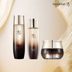 수려한 자우 럭셔리 진 기초세트 (스킨1 에멀전1 크림1), 1세트