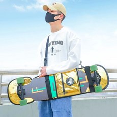스케이트보드 롱보드 멀티백 백 대용량 숄더백 백팩, B. 무지개 금