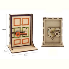 방과후활동 생활도구의 이해 체험키트 도어락의 MDF장치 만들기 실험키트 실험놀이 실험