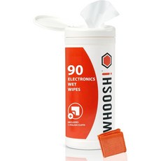 후쉬 자동차 OLED TV 안경 노트북용 스크린 샤인 90카운트 터치 스크린 클리너 물티슈 - 보풀 없는 비마모성 물티슈 - 스트릭 프리 마감 - 무독성 및 무취 - 마이크로수, 70 PZ WIPES