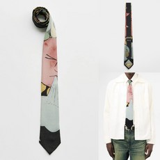 Our Legacy Solar Power Print Tie 絲質混紡領帶, 1個
