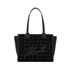 칼 라거펠트 미디엄 K/스퀘어 부클레 토트 백