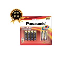 Panasonic 國際牌 3號 4號 大電流鹼性電池 紅色鹼性 8入 2入 吊卡裝, 1個, 3號24入紅鹼