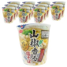 Acecook 山椒味鹽味蕎麥麵 烤鰻魚湯口味 86g, 12個