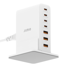 지모 베이직 PD 100W PPS GaN 7포트 차징 스테이션, 1개, 화이트