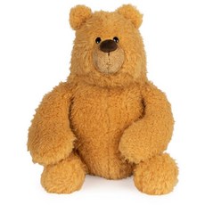 GUND Growler 테디 베어 스몰 클래식 브라운 베어 봉제 동물 인형 27.9cm(11인치), 그라울러