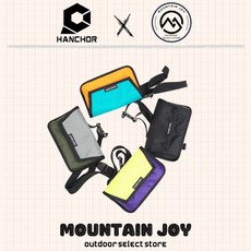 HANCHOR 登山腰包 斜挎包, 螢光黃紫