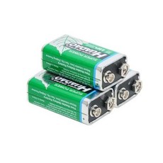 마이크 멀티미터 연기 경보 워키토키용 일회용 탄소 배터리 드라이 셀 6F22 9 V 배터리 1100mAh 3-10 개, 02 4pcs battery