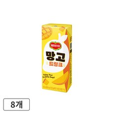 델몬트 드링크 망고, 190ml, 8개