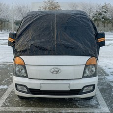 모두해 트럭 전용 앞유리 성에방지커버 - 사이드미러 햇빛차단, 풀커버 (자석+고정끈 포함), 1톤 트럭용