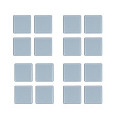 mono flat 滑動家具墊方形 x 4set 防噪音地板保護特氟龍墊, 4組
