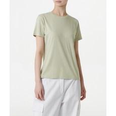 매장정품 무신사스탠다드우먼 MUSINSA STANDARD WOMAN 우먼즈 모달 블렌드 베이식 크루 넥 티셔츠 [페일 그린] MWDTS5Z01-PN 541615