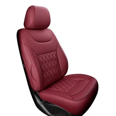스즈키 스위프트 이그니스 SX4 그랜드 에스쿠도 키자시 S-크로스 비타라 알리비오 자동차 시트 커버 맞춤, 01 인조 가죽, 01 사계절, 02 1PC-wine red