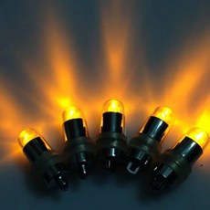 10-50개 풍선 배터리 비 깜박이 미니 LED 조명 종이불 꽃 파티 방수 잠, 30pcs, yellow