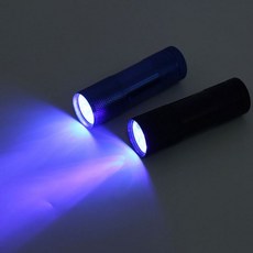야간 식별 블랙 라이트 자외선 랜턴 UV 라이트, 1개