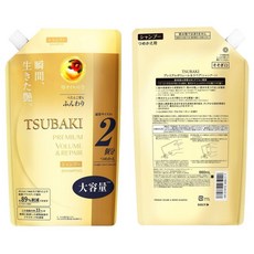 츠바키 프리미엄 볼륨 리페어 샴푸 리필 600ml, 1개, 660ml