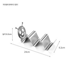 바구니 튀김 타코 핫도그 튀김망 바스켓 V자형 나초, 304 스테인리스 캐터필러 V자형 햄버거 선반, 기본 색상