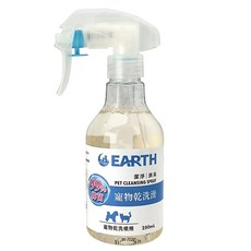 EARTH 大地 寵物乾洗噴劑 潔淨消臭 250ml, 1個
