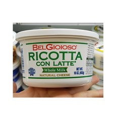벨지오이오소 리코타치즈 453g(신선아이스포장포함), 1개, 453g