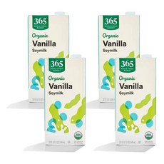 365 홀푸드마켓 바닐라 두유 946ml, 4개
