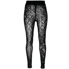 필립플레인 로고 자수 하이웨이스트 레깅스