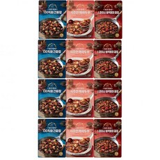 차오차이 시추안마파두부 180g 4개+스파이시 블랙 페퍼짜장 180g 4개+130 직화간짜장 180g 4개, 차오차이 시추안마파두부, 180g, 4개+스파이시 블랙, 12개