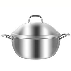 CookNest 통3중 대용량 찜기 인덕션 304 스텐 IH 곰솥, 1단, 1개, 32cm