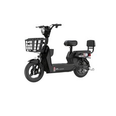 미니전동스쿠터 전기 바이크 배달용 전동바이크 전기차, 12아, 검정 납산 12ah 약 25KM, 48V