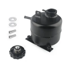 냉각수 헤더 확장 오버플로 물 탱크 캡 저수지 캔 자동차 액세서리 02-08 BMW 미니 쿠퍼 S R52 R53, 1) Black, 1개