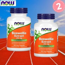 나우푸드 보스웰리아 추출물 250mg 투메릭 120캡슐 2개