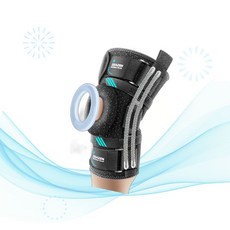 ZEAZEN 제이젠 탁구 무릎 보호대 힌지 이중 슬개골 압박 패드 포함 IS