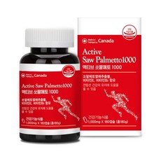 뉴로하스 액티브 쏘팔메토 1000 1 000mg, 3개, 180정