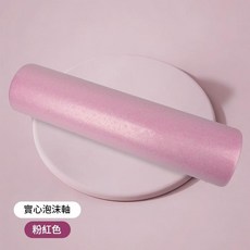 實心泡沫軸 肌肉放鬆 按摩滾輪, EPP光面30粉, 1個