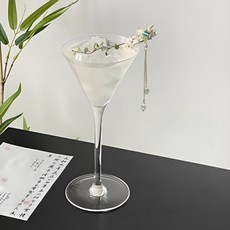 아트오브십 예쁜 칵테일잔 마티니잔 유리잔 글라스, 1개
