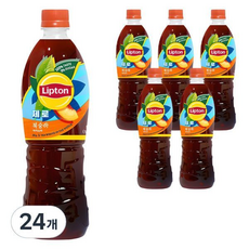 군것질대용 립톤 제로 복숭아 아이스티, 1개, 500ml