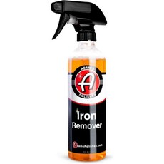 아담스 아이언 리무버 16온스 - 아웃 폴레이트 및 스톱 러스트 스프레이 차량 디테일링용 자동차 페인트 휠 오토바이 RV 보트의 철분 제거 클레이 바 왁스 또는 세차 전에 사용, 16 fl. oz